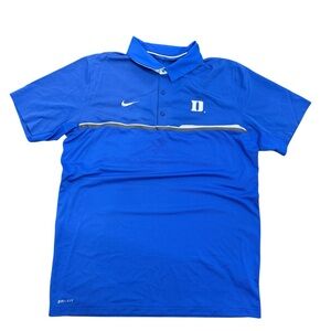 Nike Duke Blue Devils Dri-FIT Polo Shirt (L)